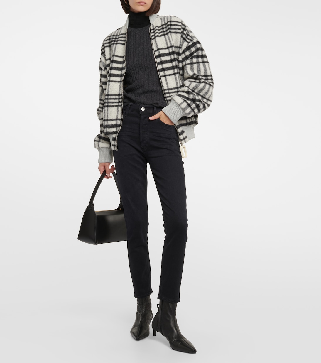 Nico high-rise slim jeans | Agolde