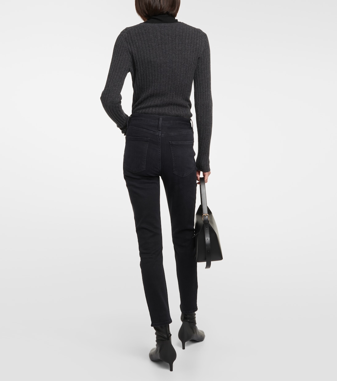 Nico high-rise slim jeans | Agolde