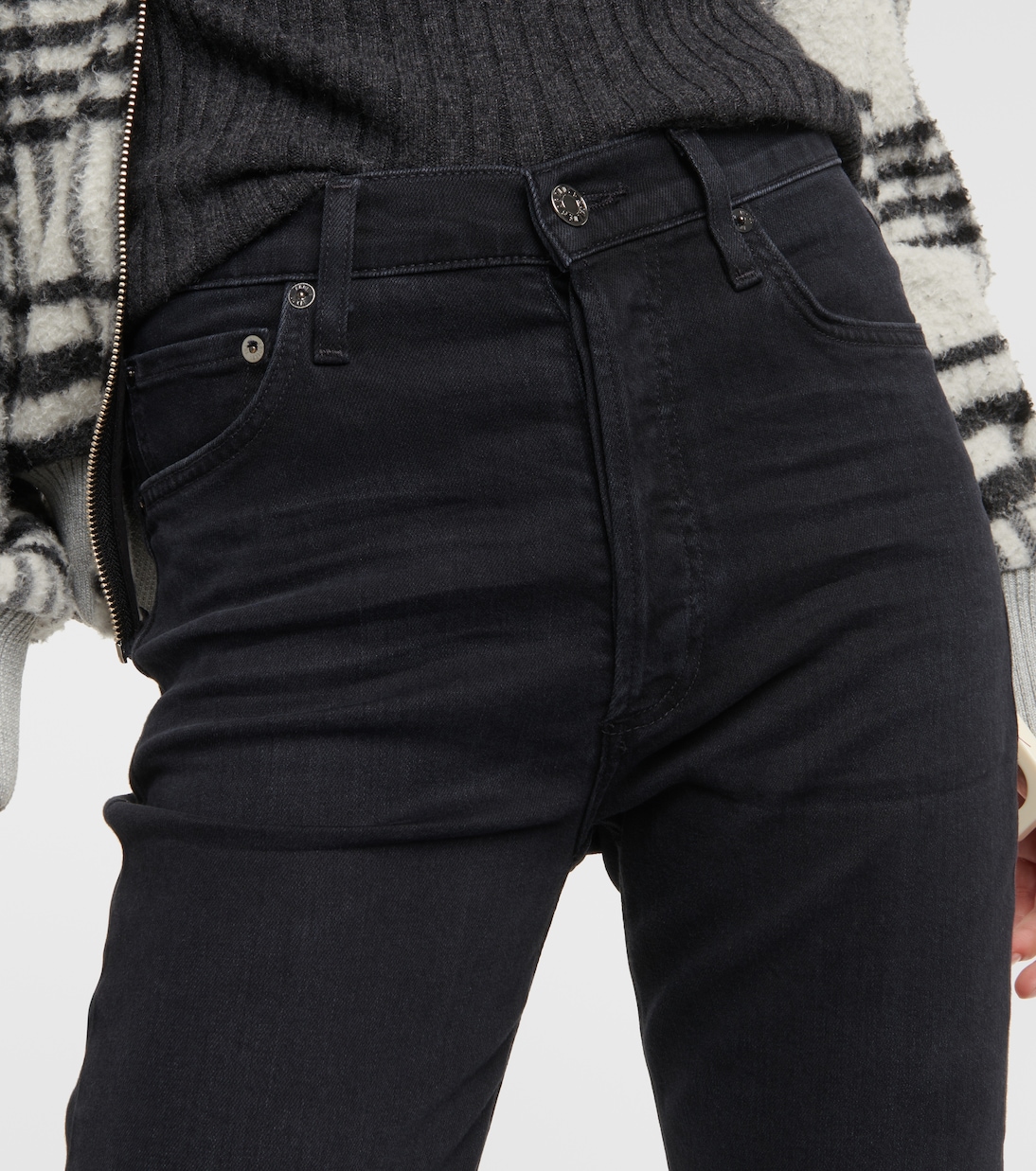 Nico high-rise slim jeans | Agolde