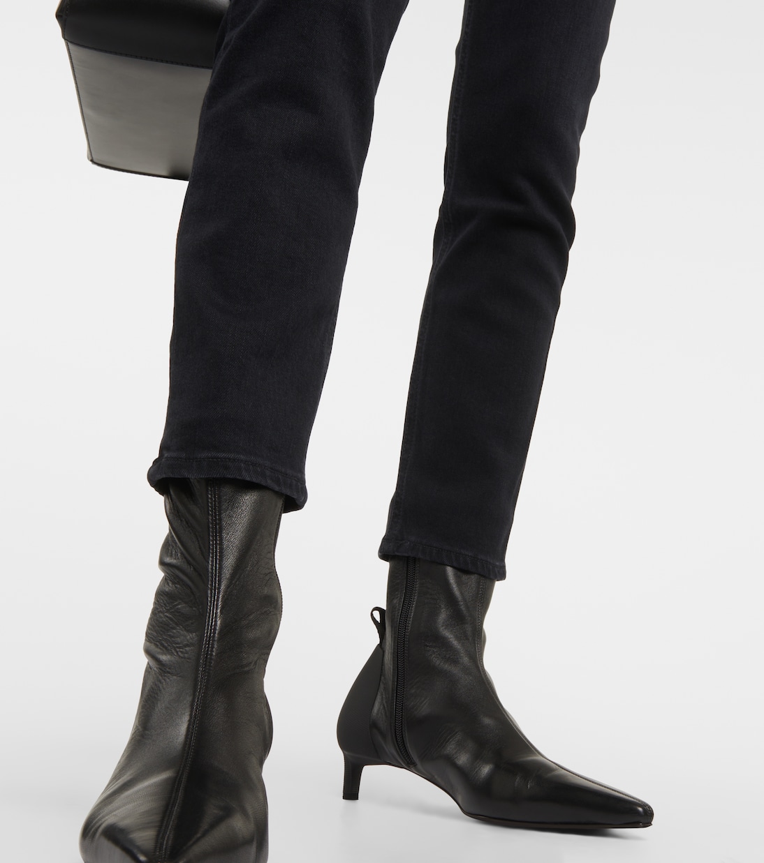 Nico high-rise slim jeans | Agolde