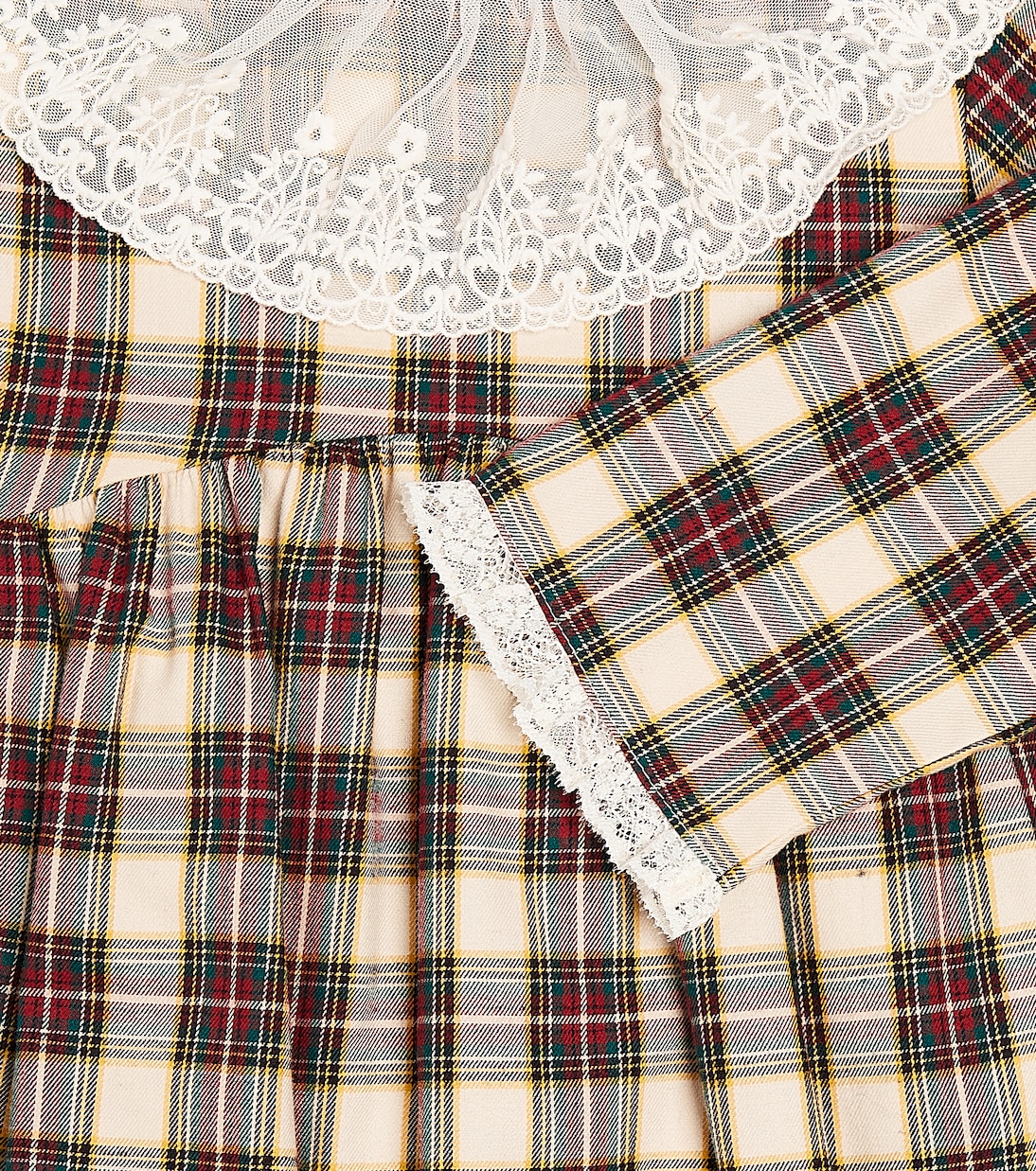 Abito in cotone tartan  | La Coqueta
