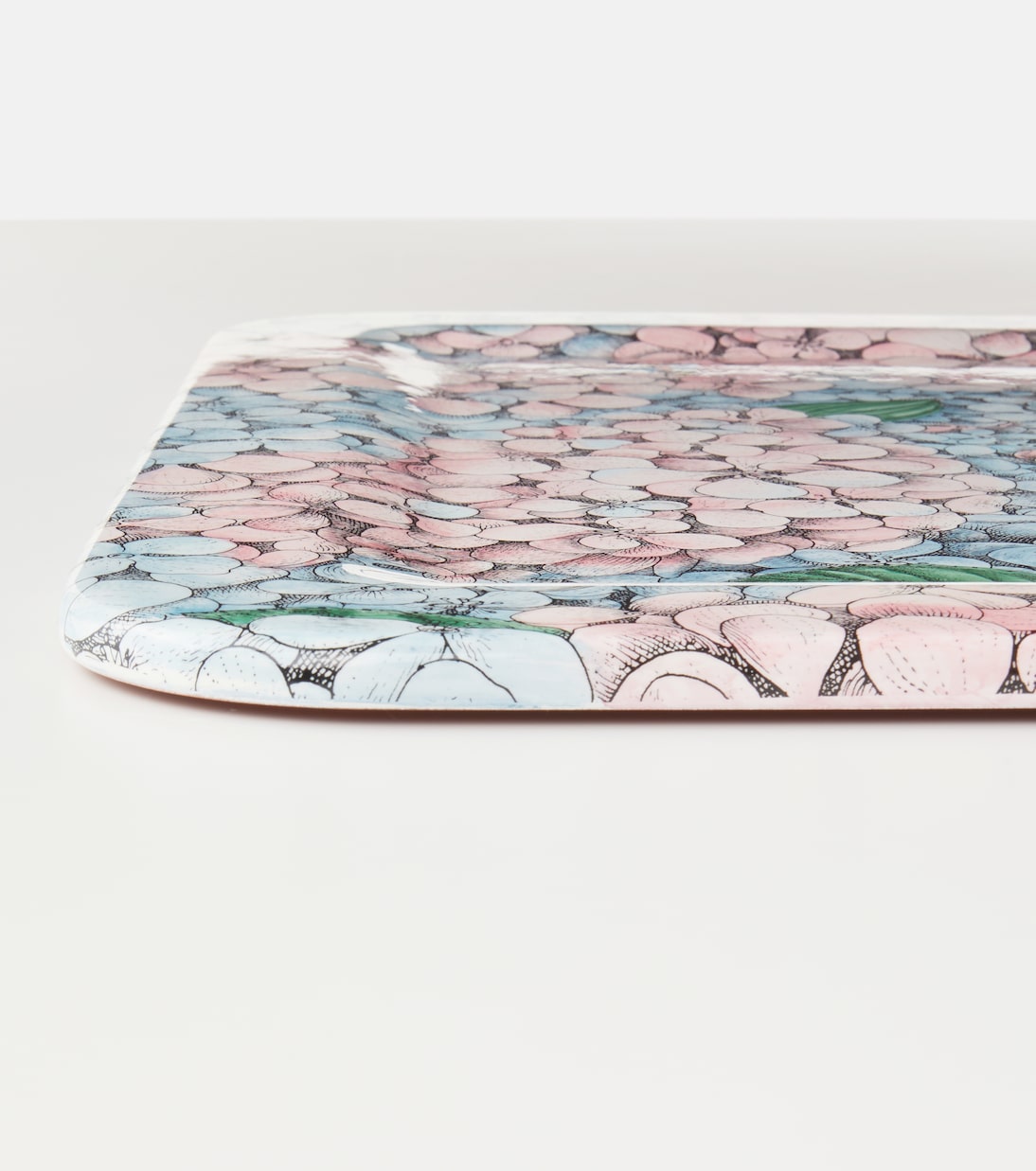 Ortensia Large poplar tray | Fornasetti