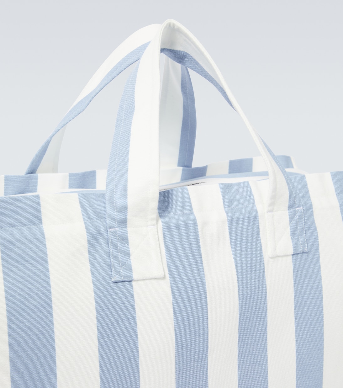 Borsa Large in canvas di cotone a righe | King & Tuckfield