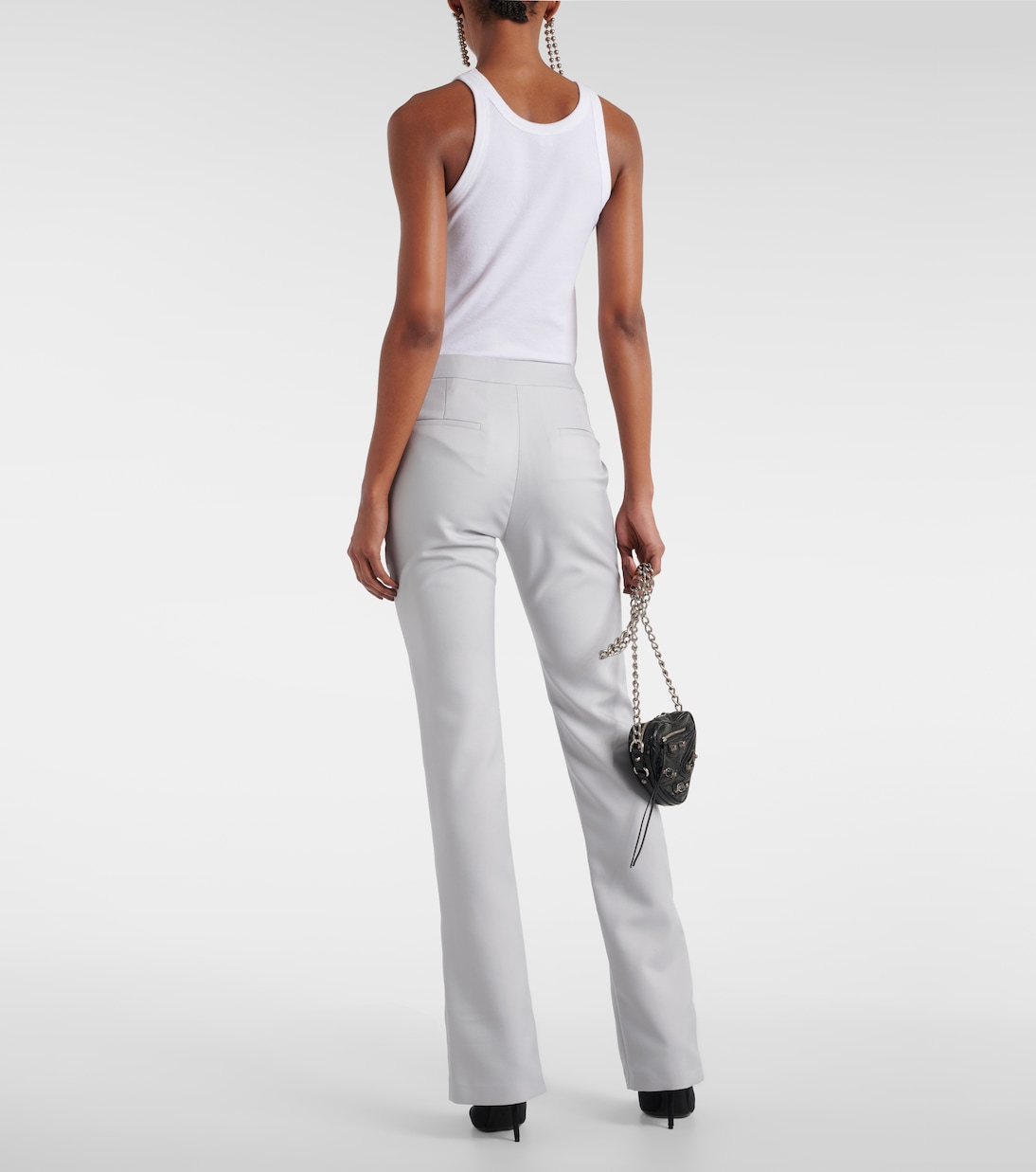 Schmale Schlaghose | Off-White