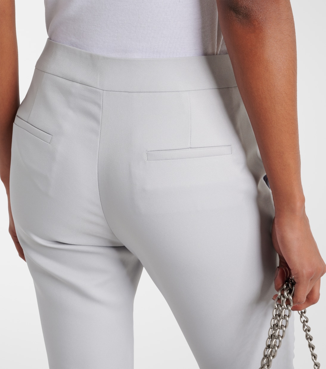 Schmale Schlaghose | Off-White