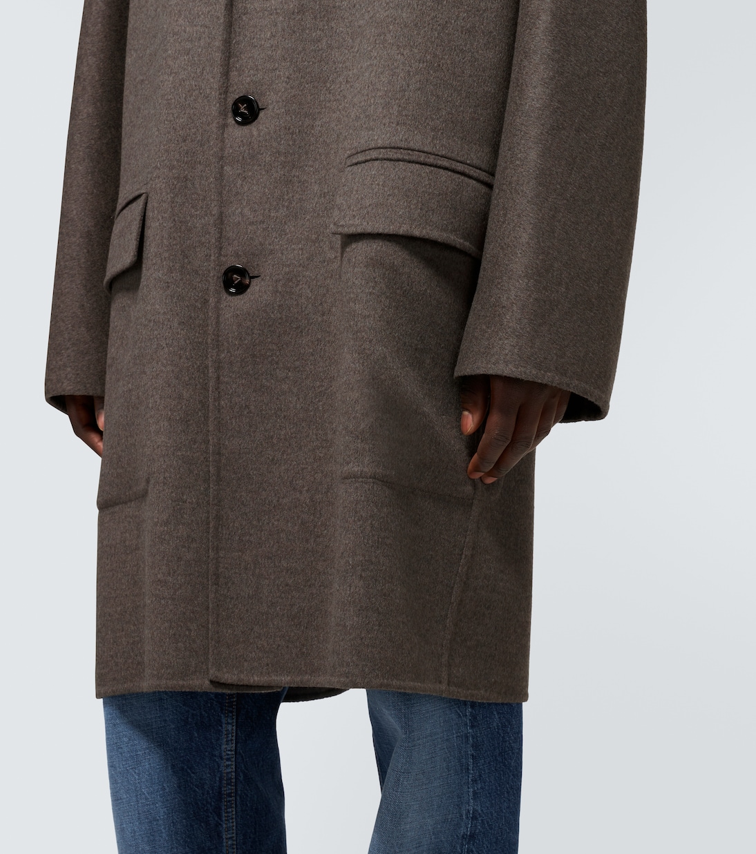 Wool and cashmere overcoat | Bottega Veneta
