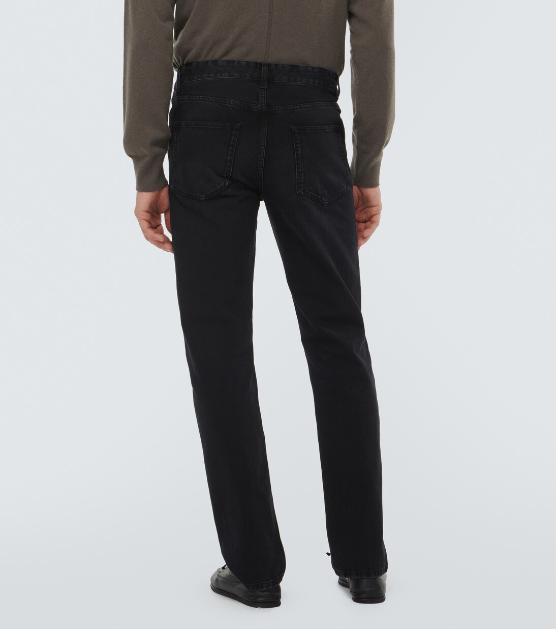 Carlisle straight jeans in black - The Row | Mytheresa
