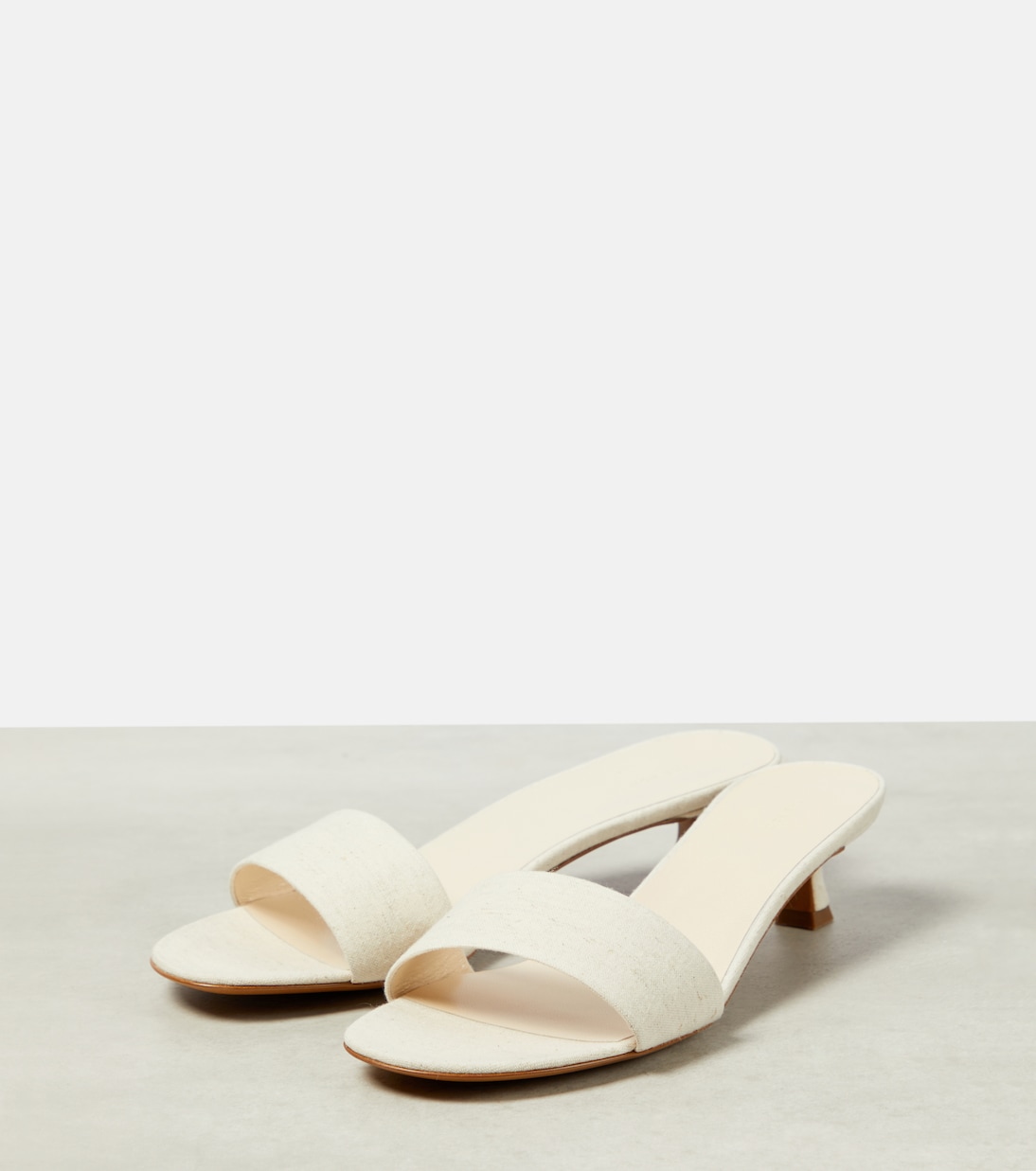 Sandali Combo Kitten in raso | The Row