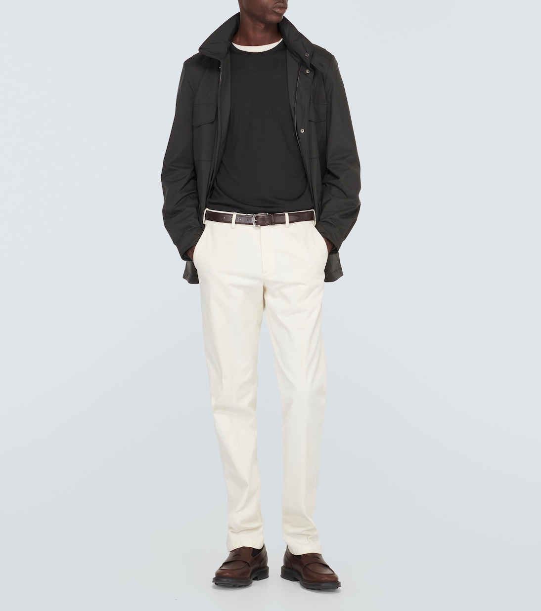 Knitted virgin wool top | Loro Piana