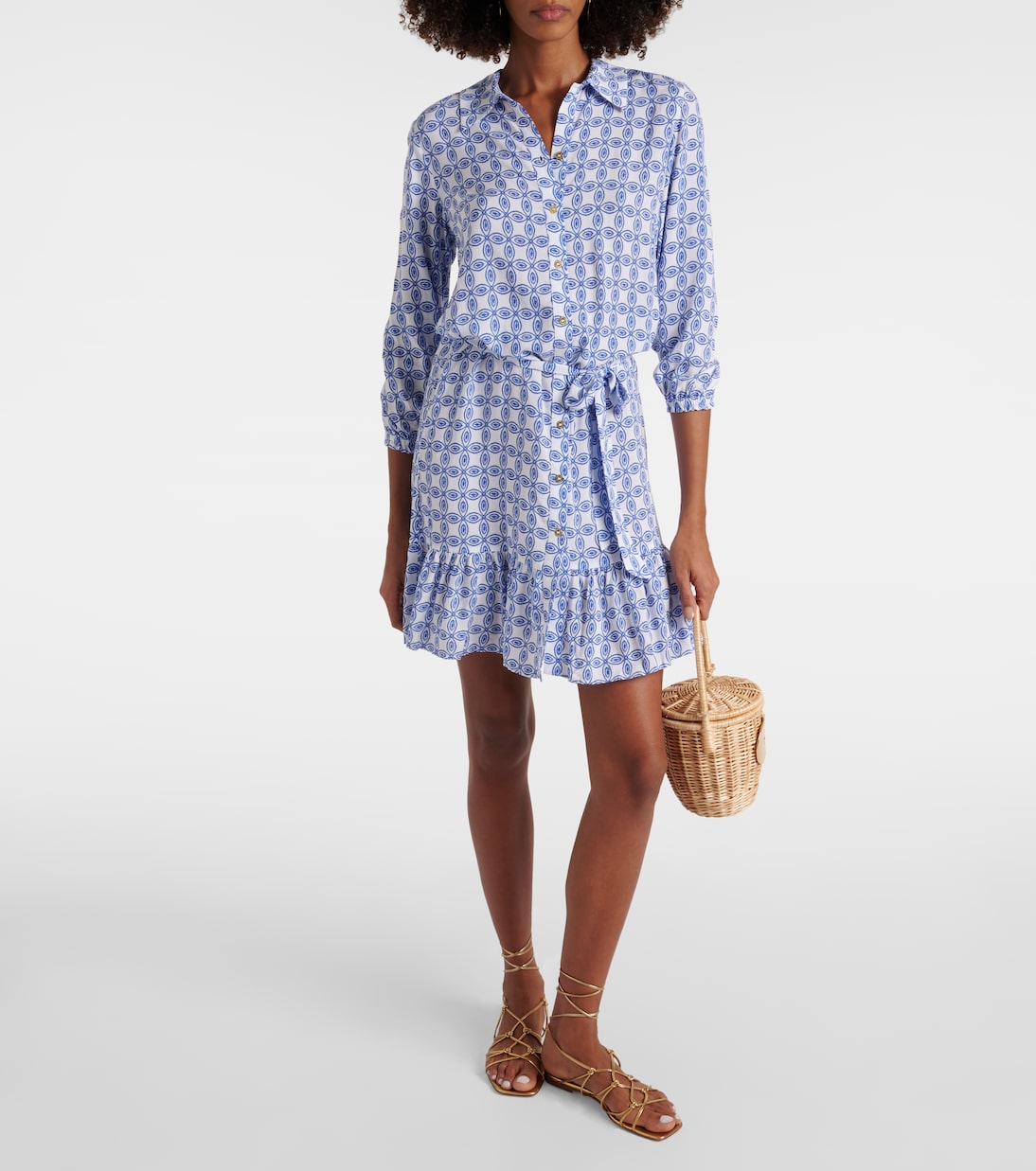Mahoe Bay printed minidress | Heidi Klein