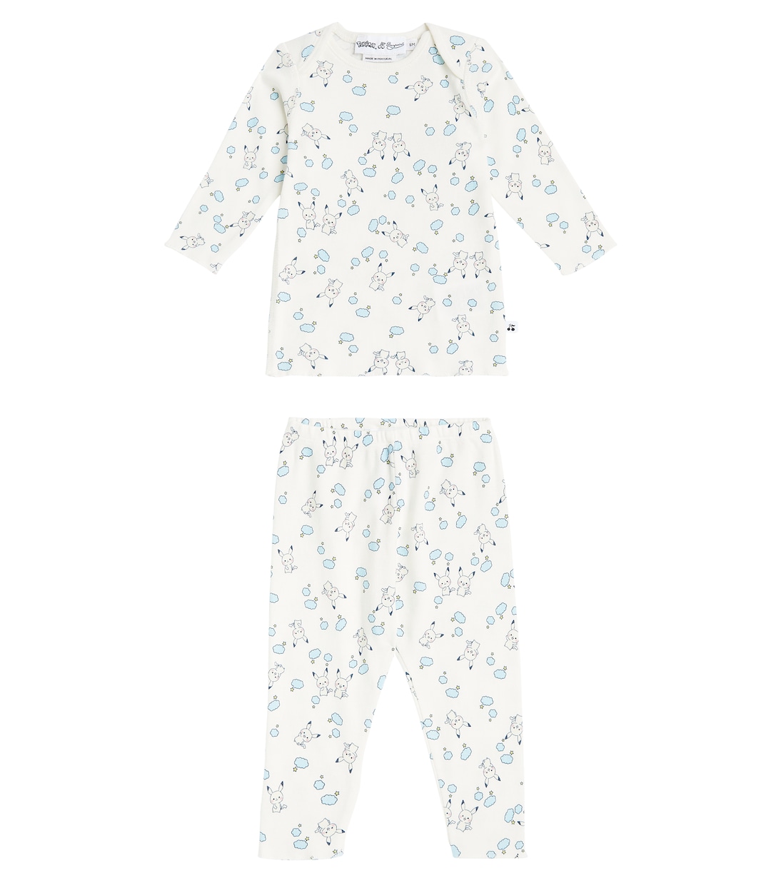 x Pokémon - Baby - Tutina Timi in cotone con stampa | Bonpoint
