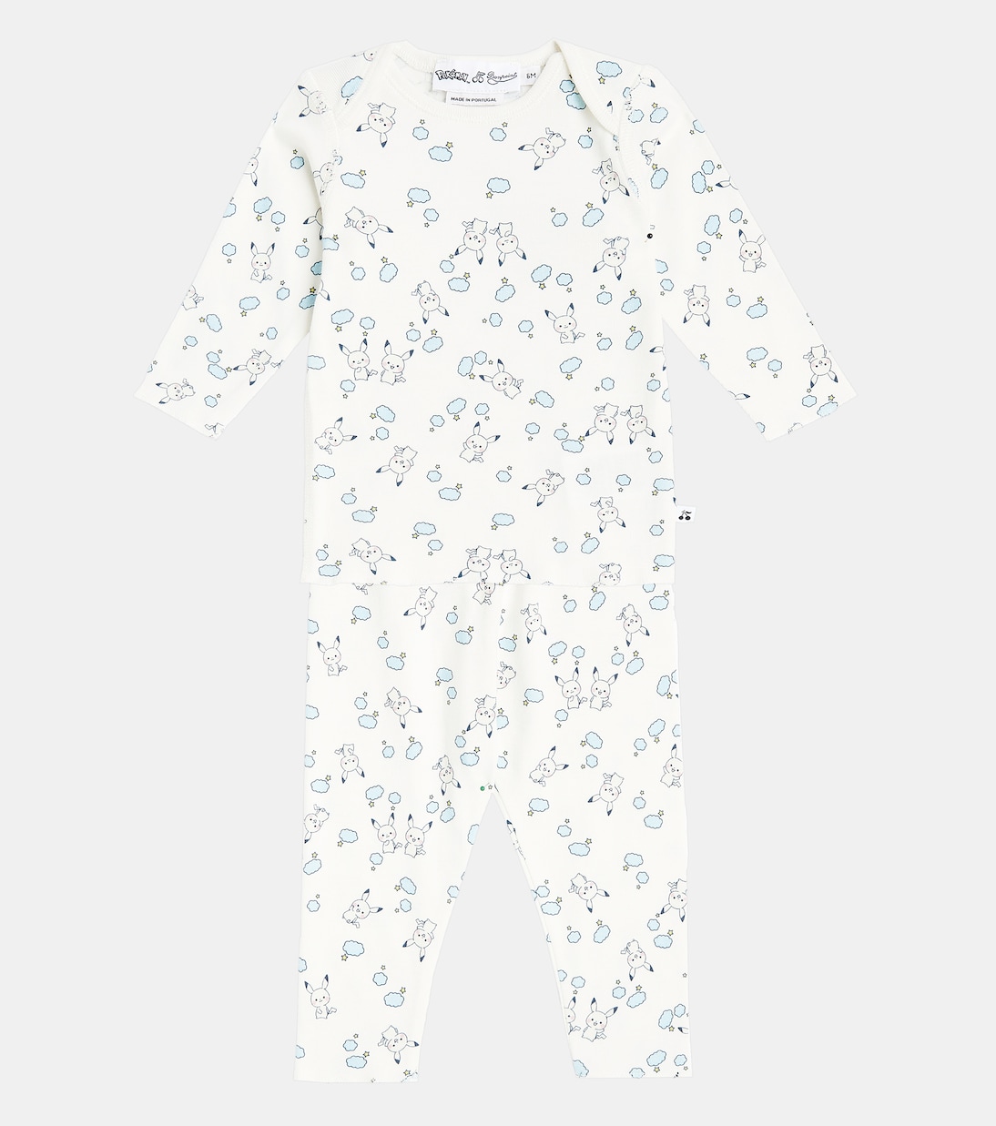 x Pokémon - Baby - Tutina Timi in cotone con stampa | Bonpoint