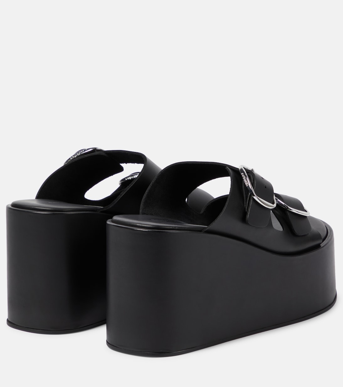Mules à plateforme en cuir | Coperni
