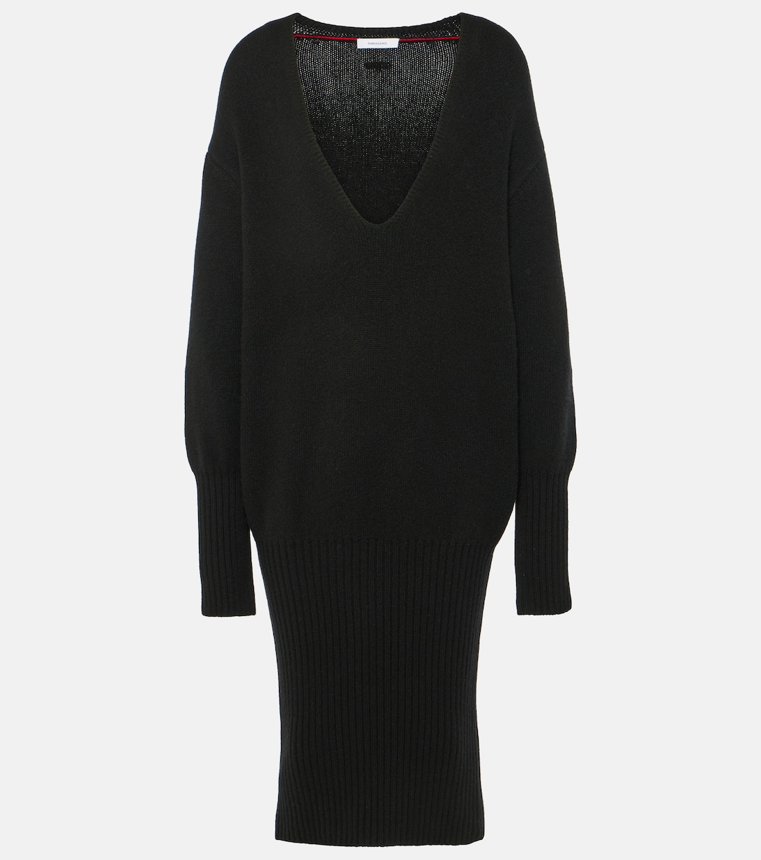 Abito midi in misto cashmere | Ferragamo