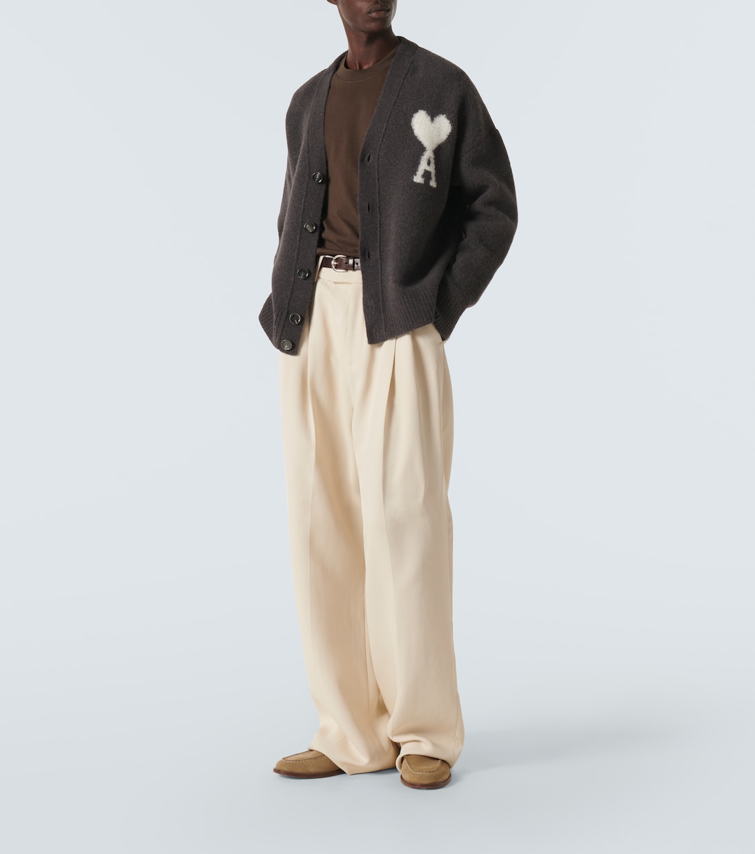 Cardigan Ami de Cœur aus einem Alpakawollgemisch | Ami Paris