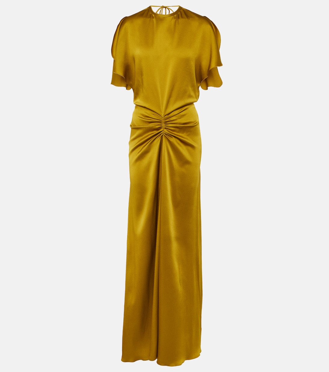 Robe longue en satin | Victoria Beckham