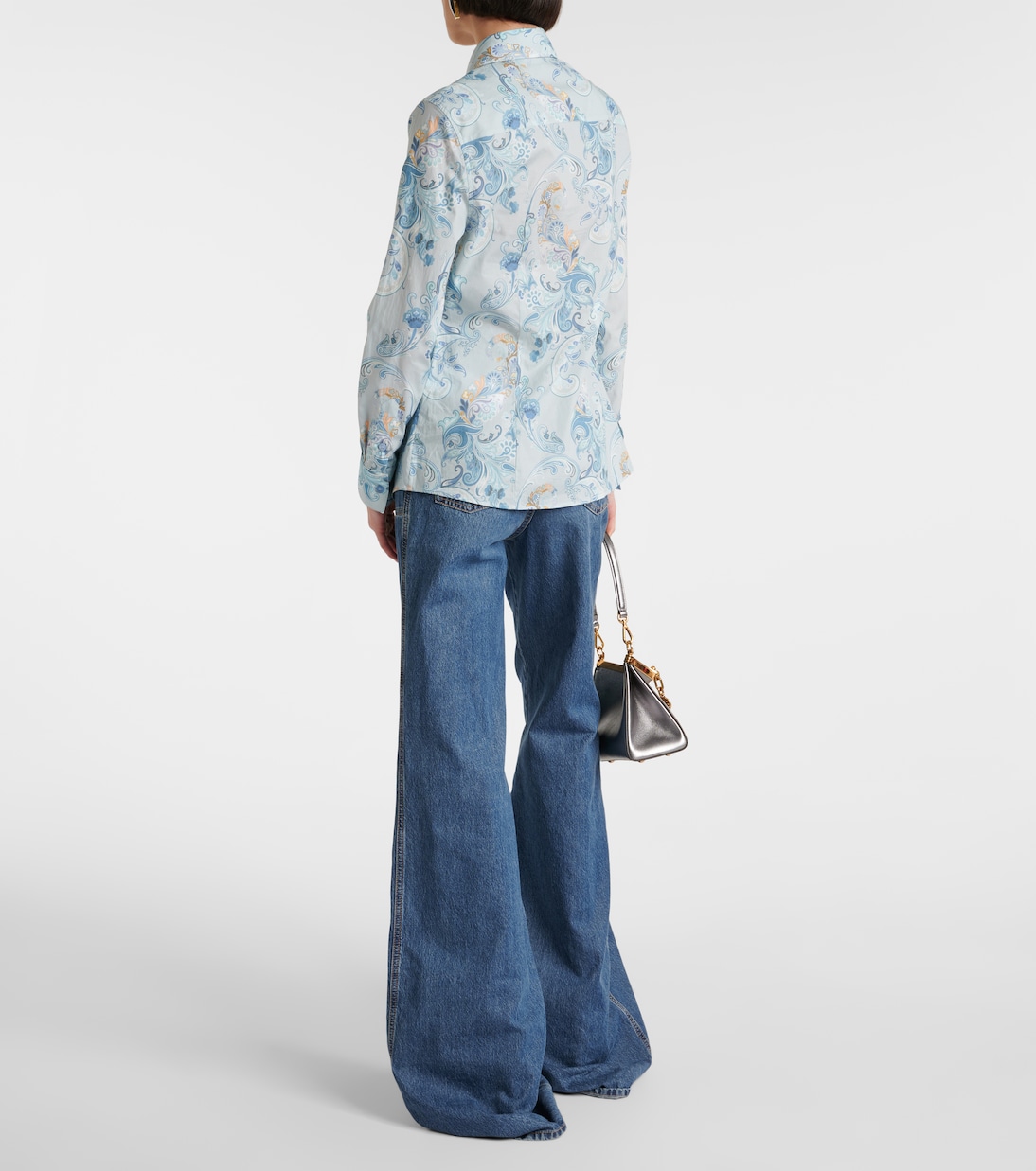 Camisa de mezcla de algodón estampada | Etro
