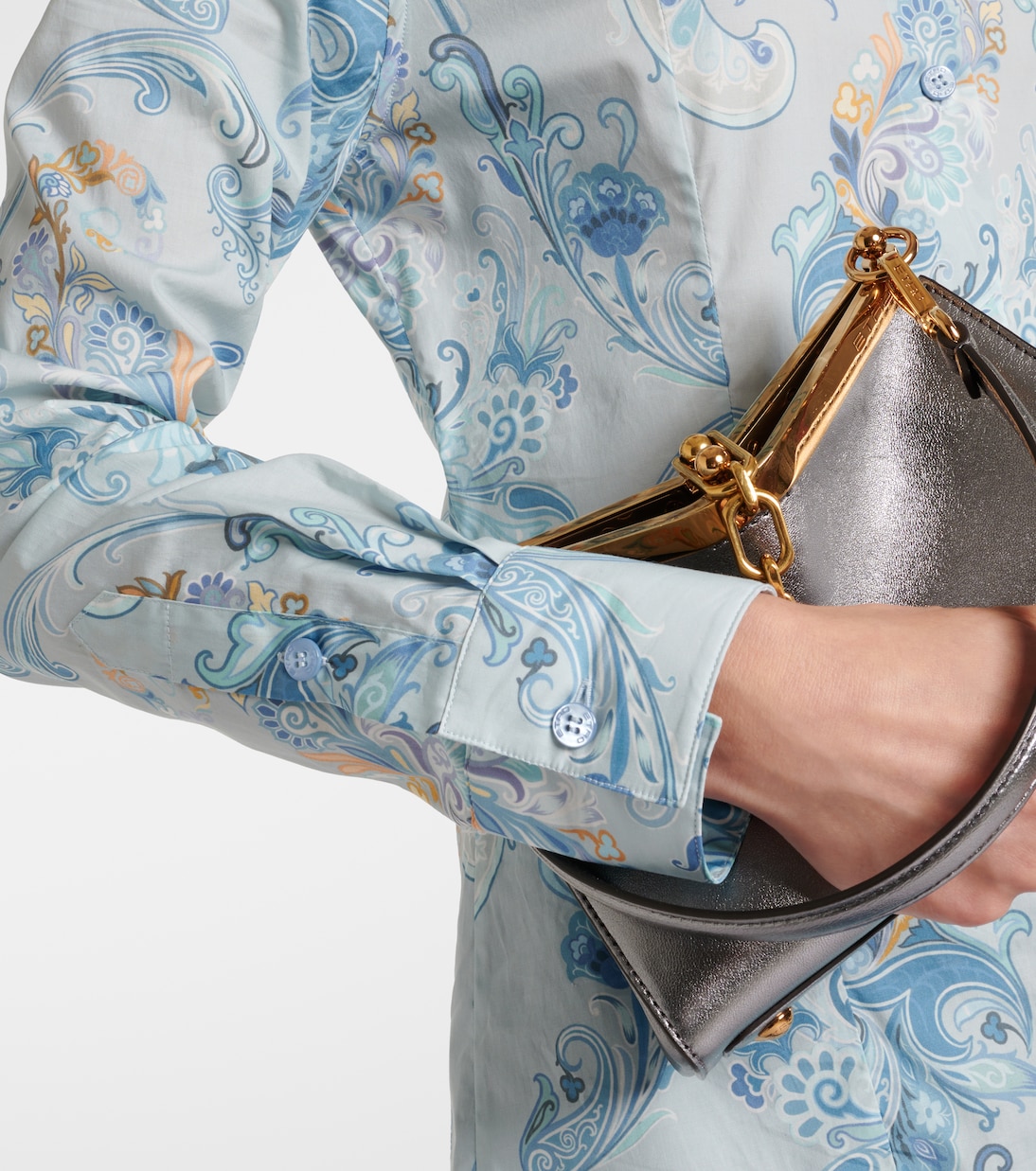 Camisa de mezcla de algodón estampada | Etro