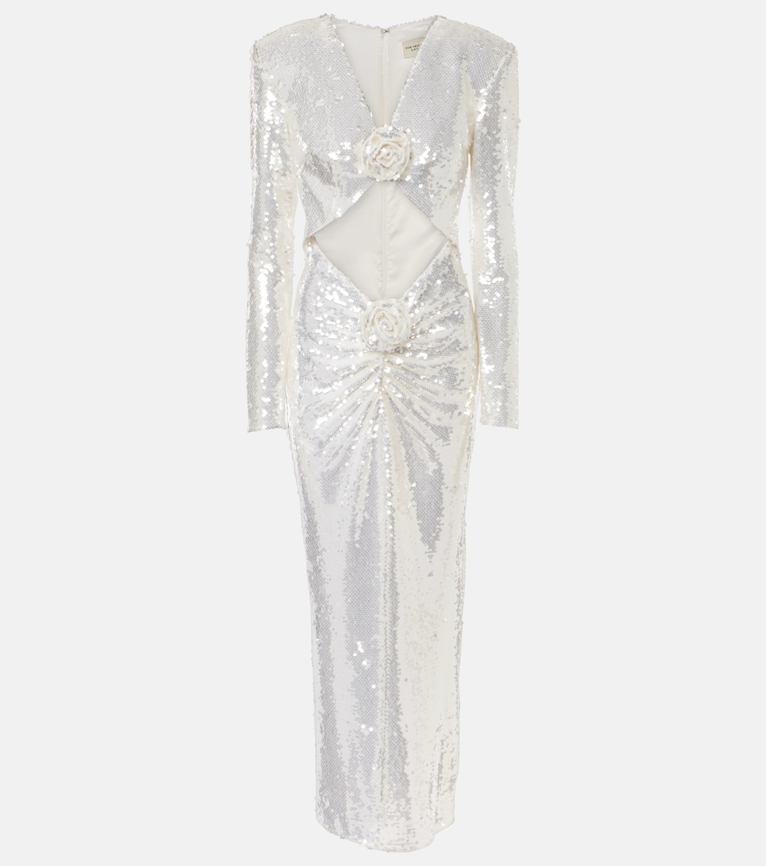Abito lungo con cut-out e paillettes | The New Arrivals Ilkyaz Ozel