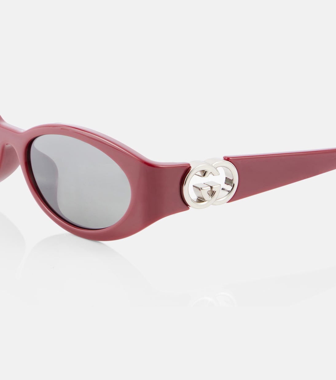 Occhiali da sole ovali GUCCI stile Hailey per giovani trendy