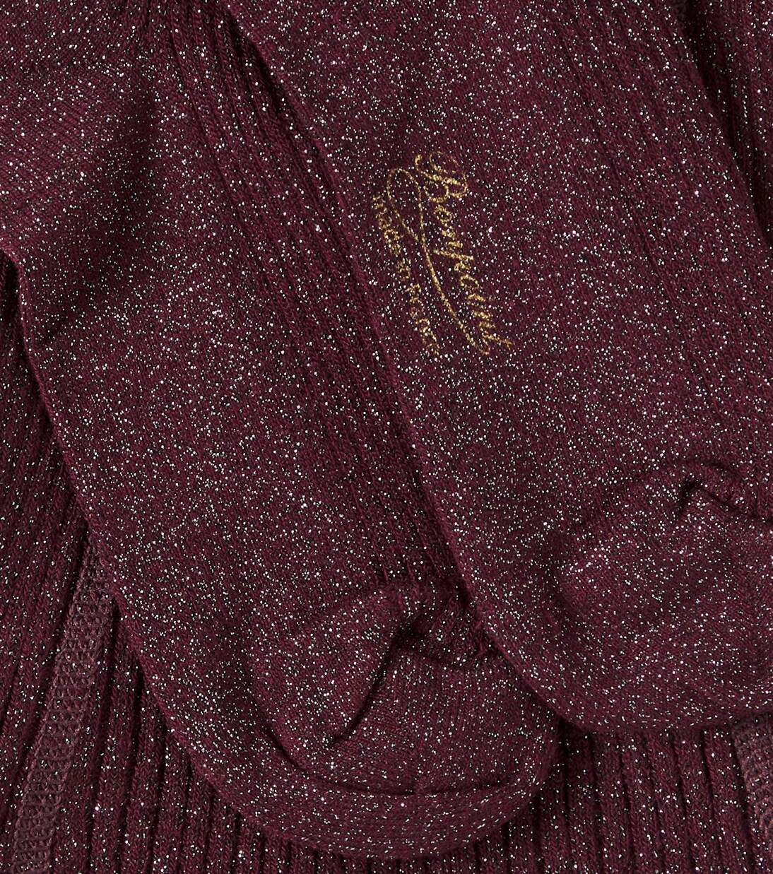 Collant Thomini in misto cotone con lamé  | Bonpoint