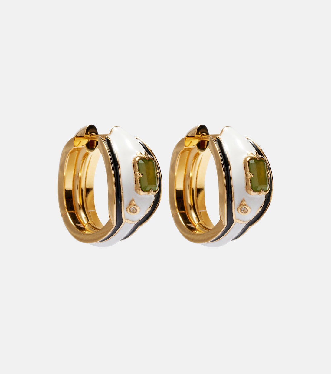 Verzierte Ohrringe Snake aus Sterlingsilber  | Loewe