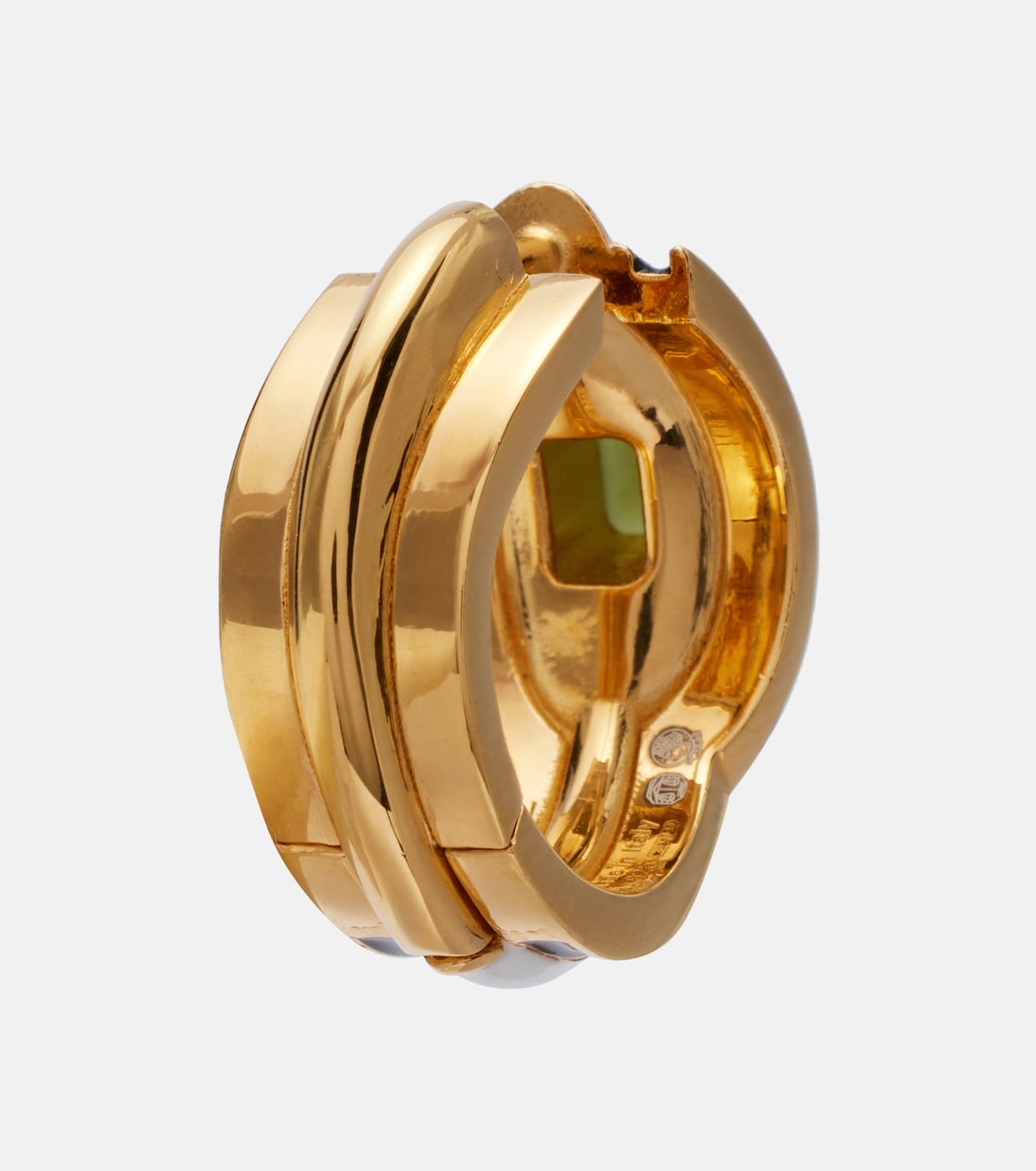 Verzierte Ohrringe Snake aus Sterlingsilber  | Loewe