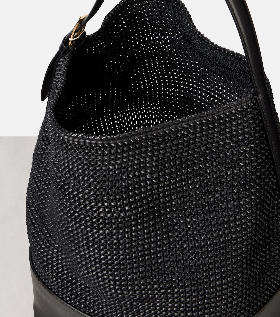 Cabas en cuir tissé | Toteme