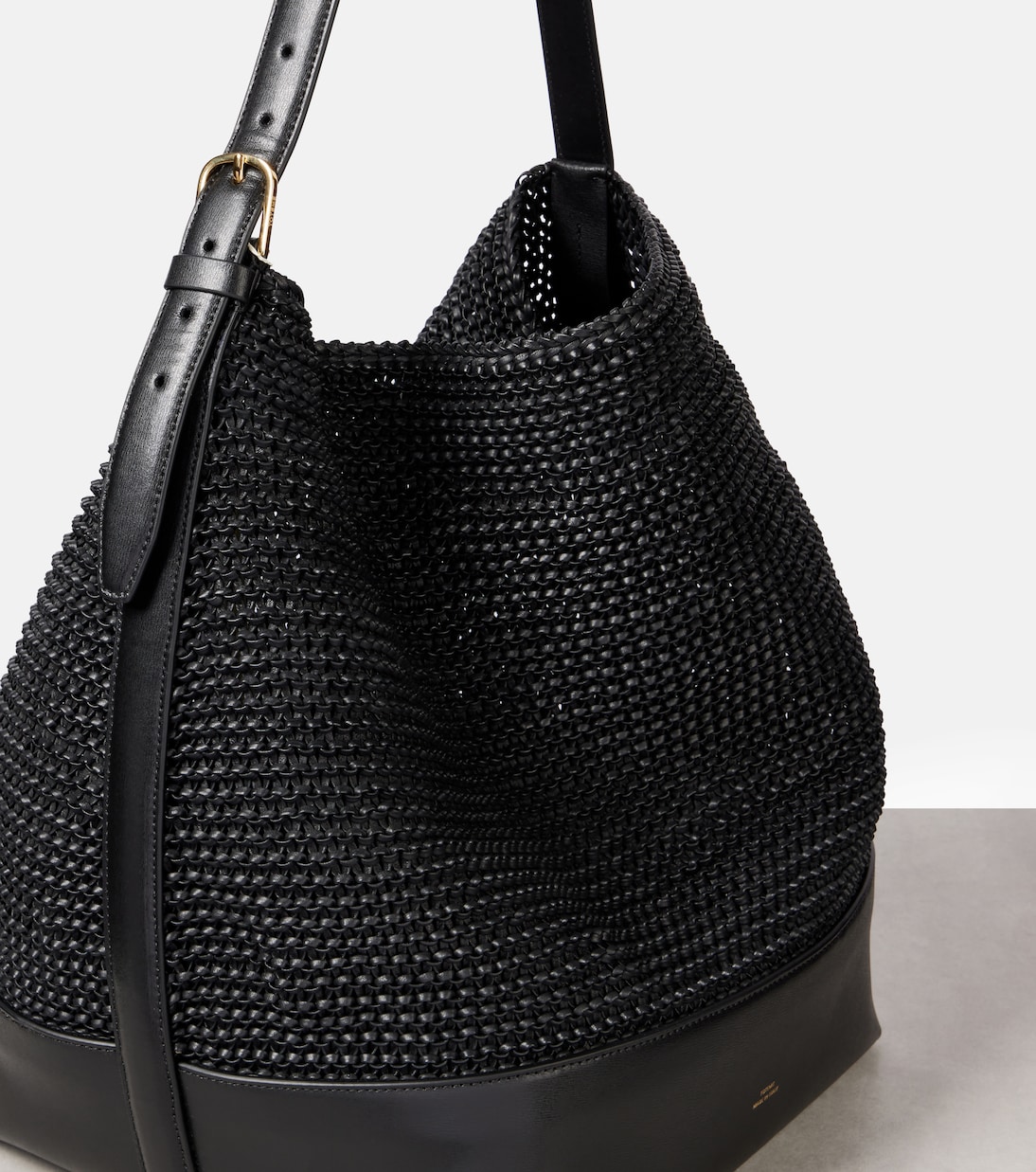 Cabas en cuir tissé | Toteme