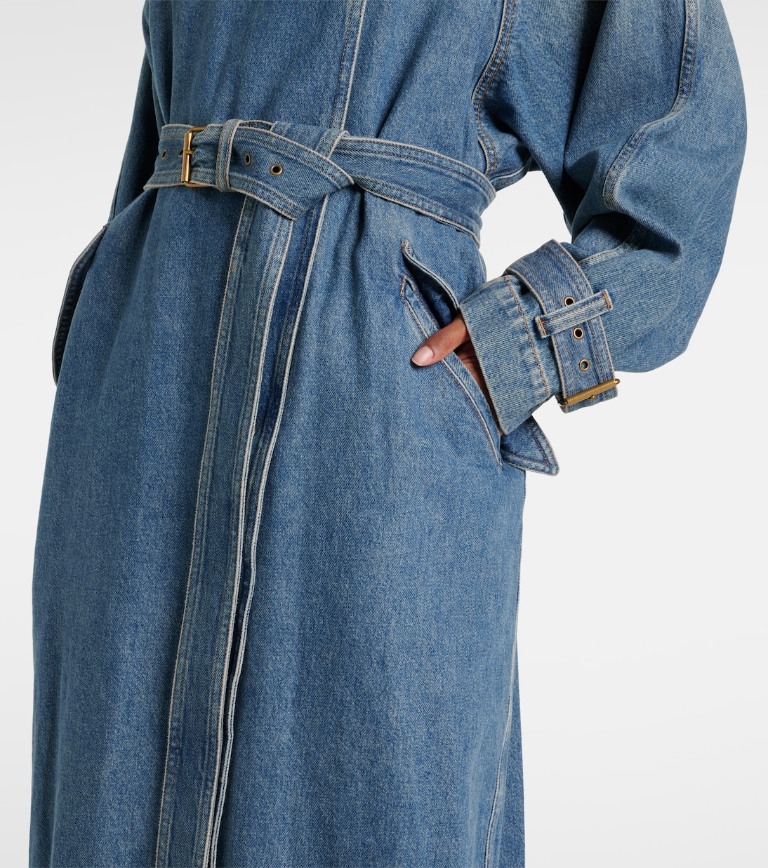 Abrigo Brekka de denim | Isabel Marant