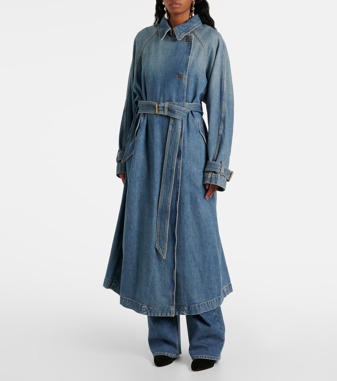 Abrigo Brekka de denim | Isabel Marant