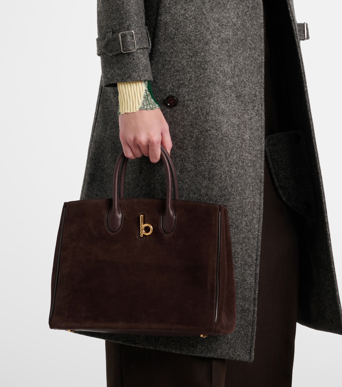 Sac Rocking Horse Small en daim | Burberry