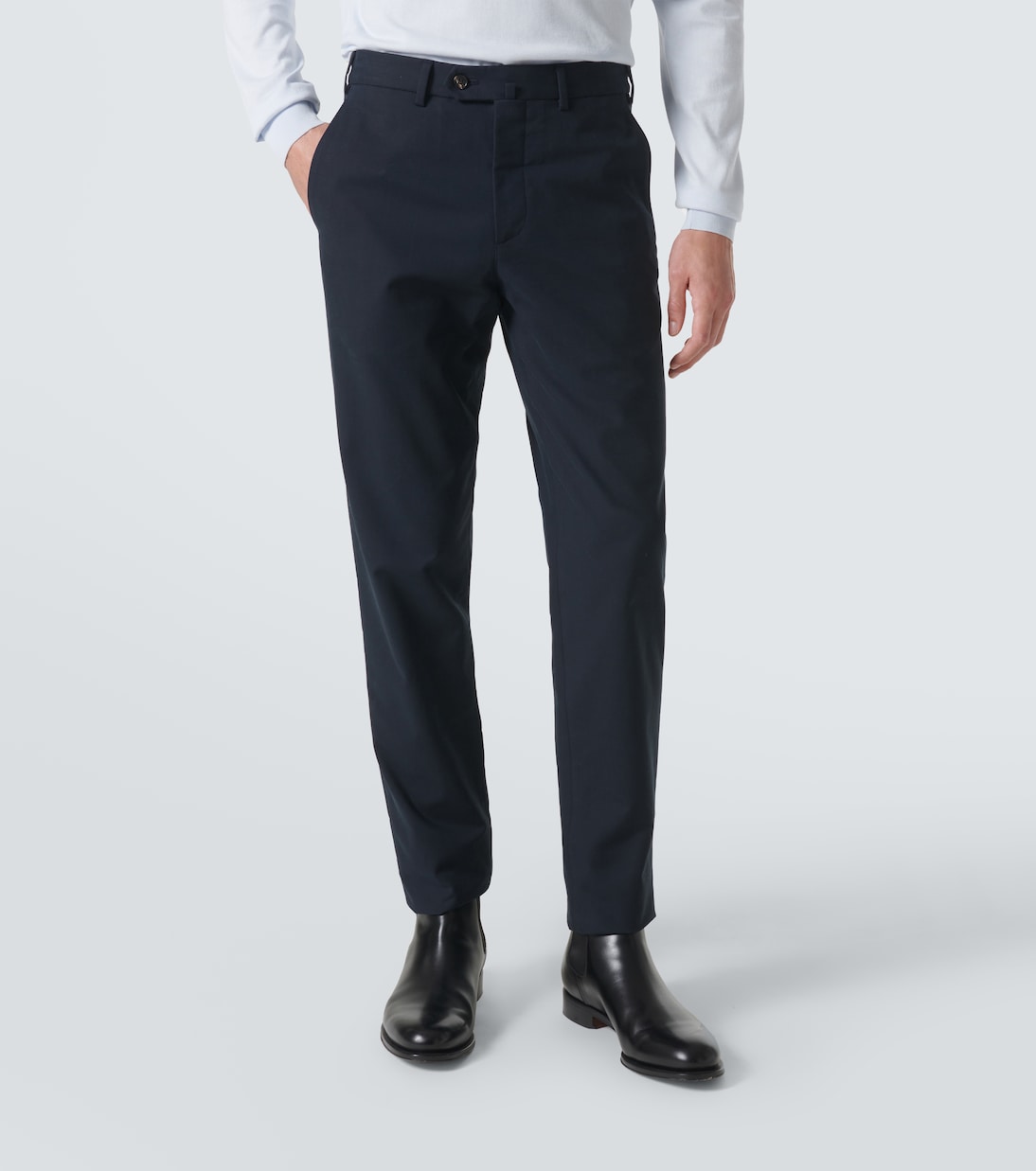 Pantalon chino Pantaflat en coton mélangé | Loro Piana