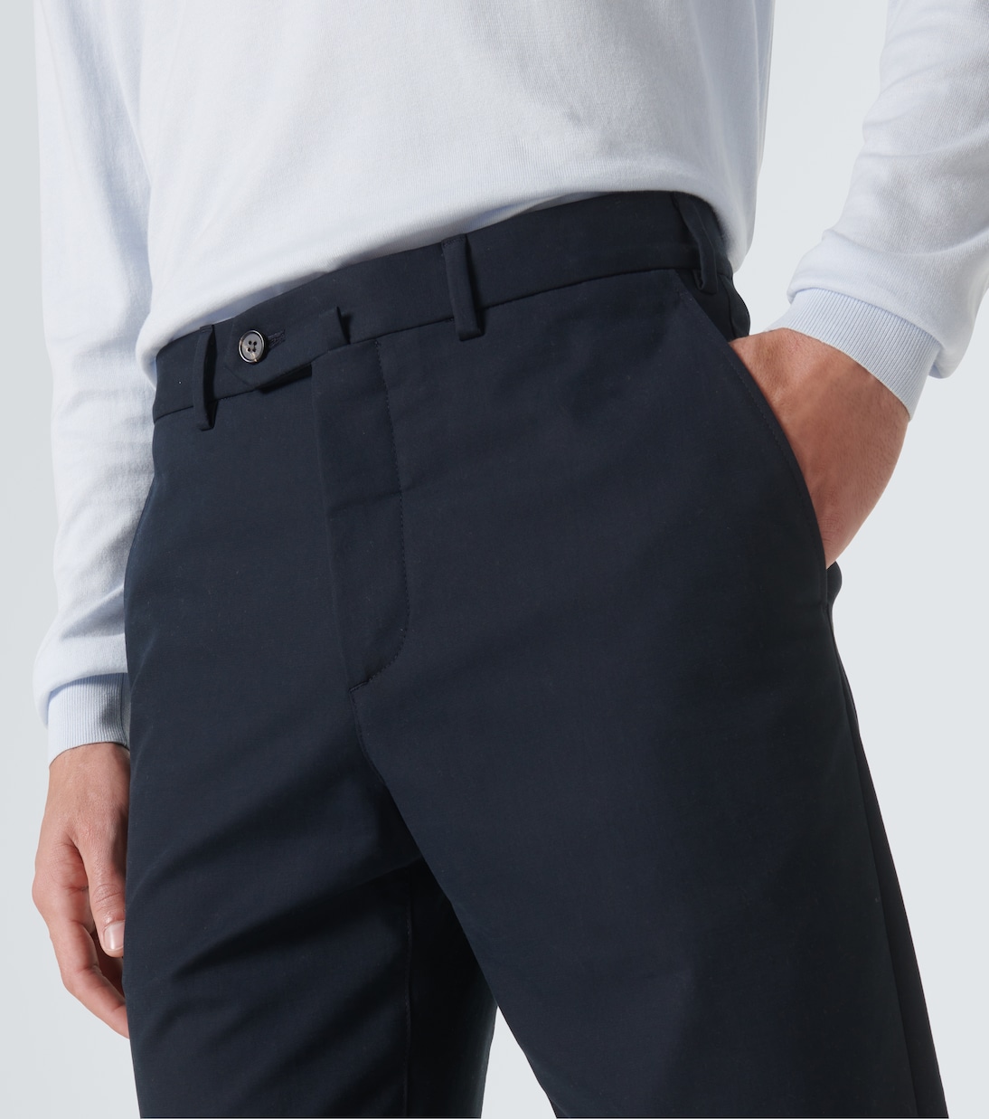 Pantalon chino Pantaflat en coton mélangé | Loro Piana