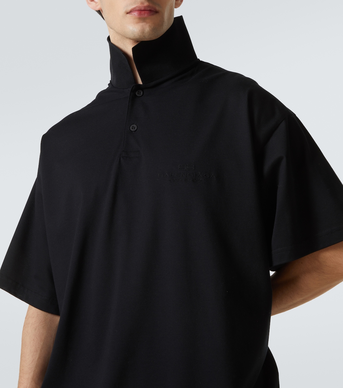 Polo BB Garderobe de piqué de algodón | Balenciaga