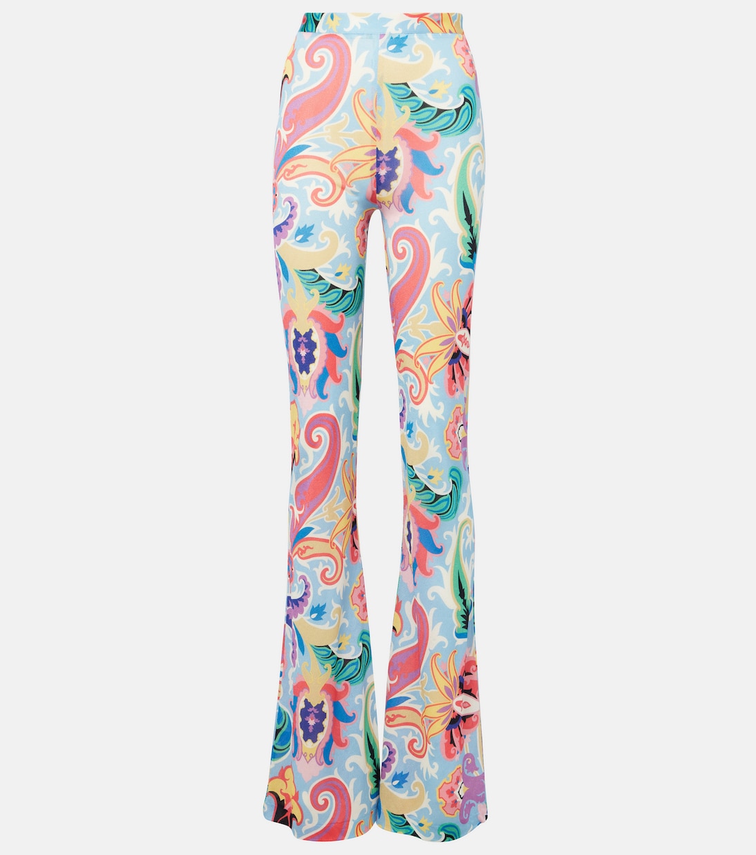 Pantaloni flared a vita alta con stampa | Etro