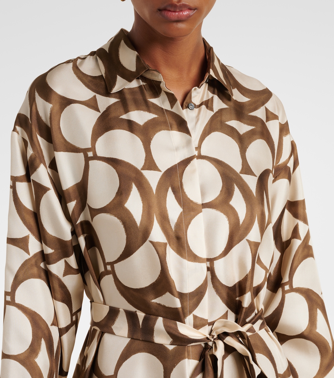 Abito chemisier lleana in twill di seta | 'S Max Mara