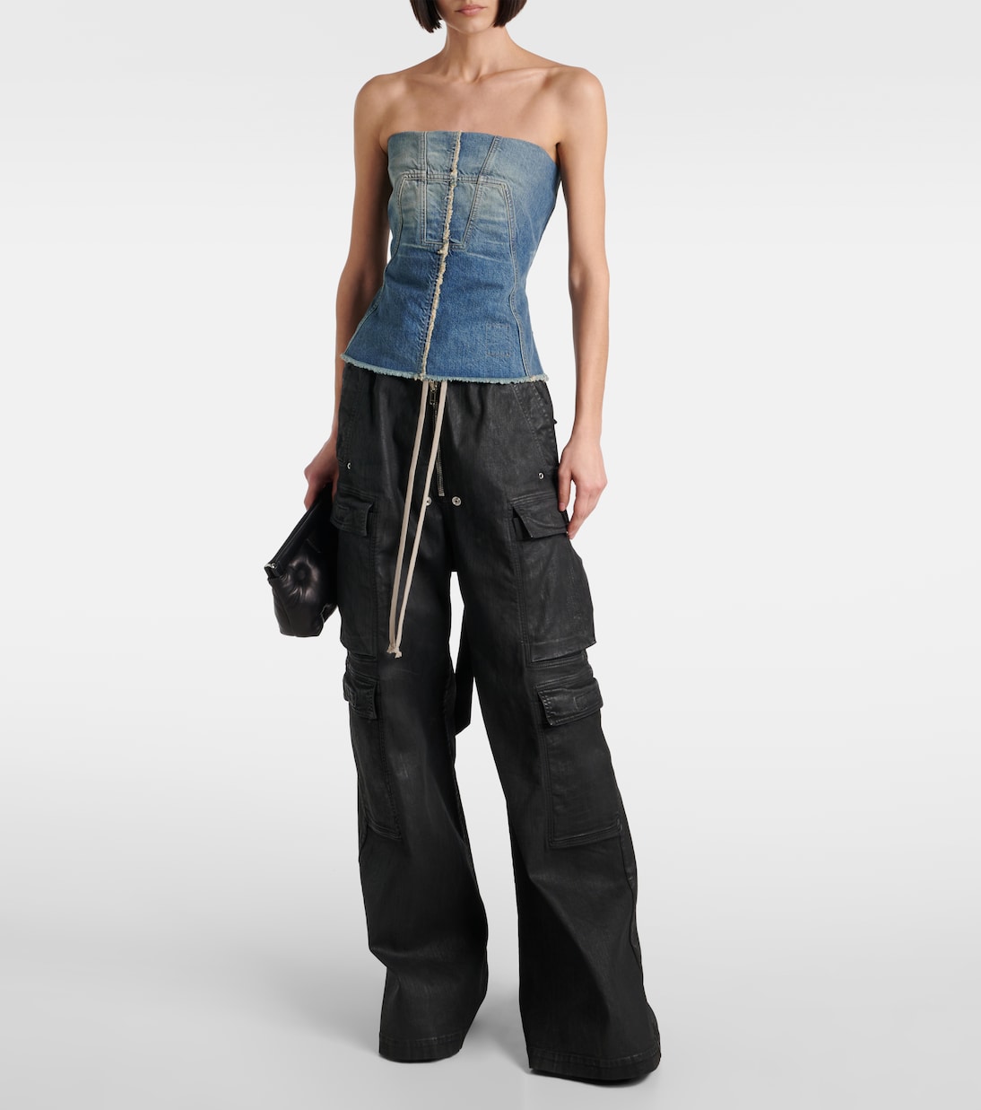 Corsé en denim | Rick Owens