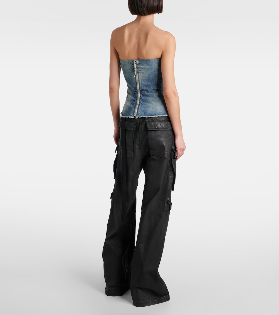 Corsé en denim | Rick Owens
