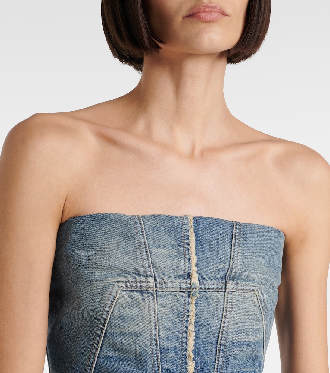Corsé en denim | Rick Owens