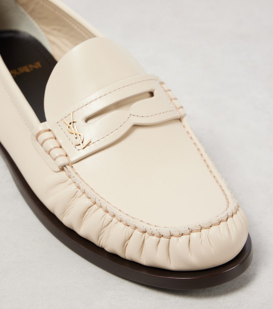 Mocassins Laurent en cuir | Saint Laurent