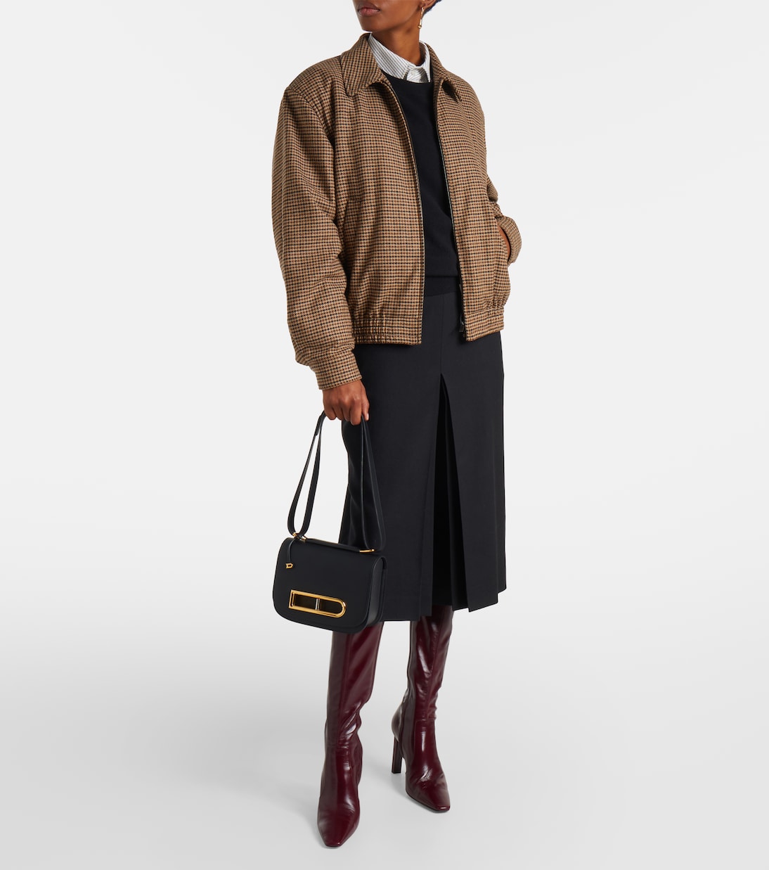 Schultertasche Lingot aus Leder | Delvaux