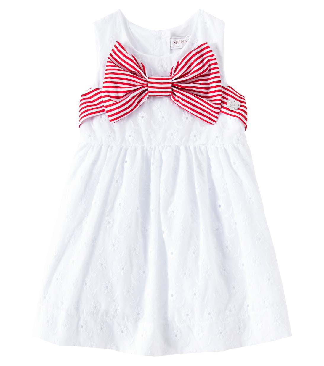 Baby Besticktes Kleid aus Baumwolle | Monnalisa