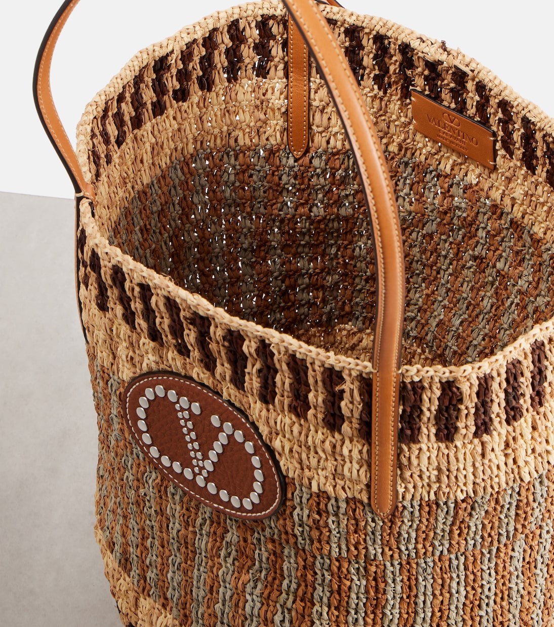 Tote VLogo aus Raffiabast | Valentino Garavani