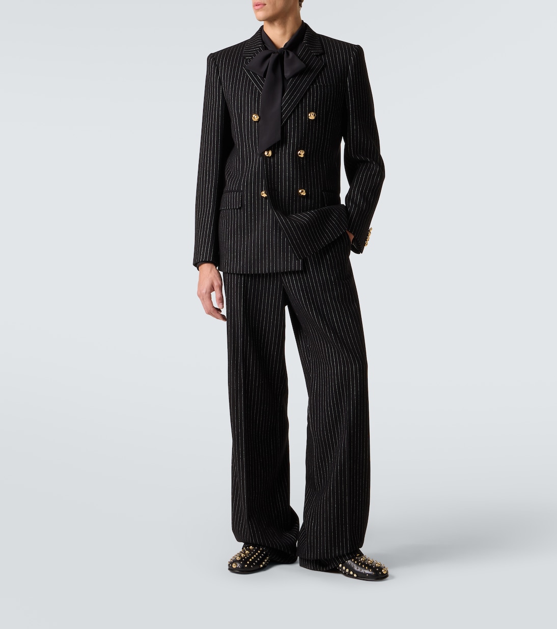 Mj Blues studded leather Derby shoes | Valentino Garavani