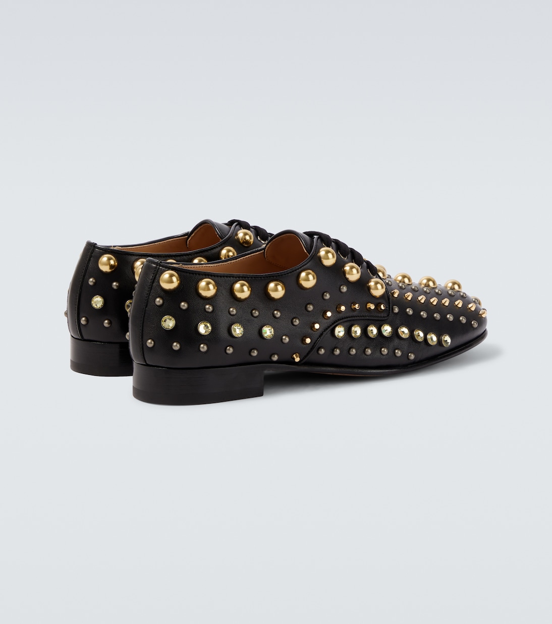 Mj Blues studded leather Derby shoes | Valentino Garavani