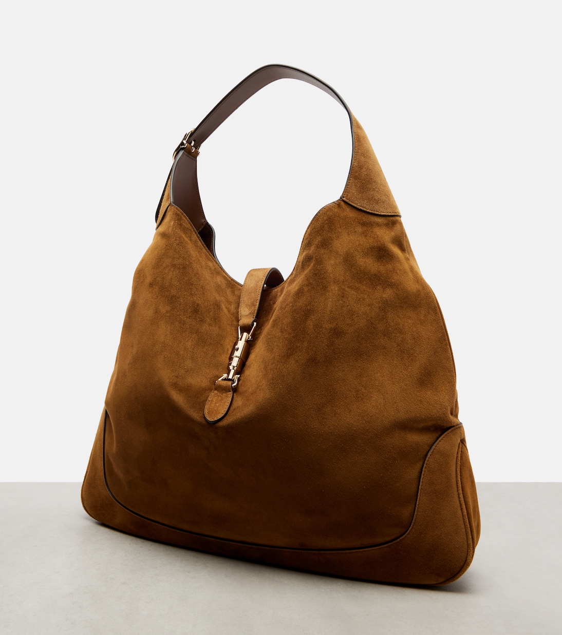 Jackie 1961 Large suede tote bag | Gucci