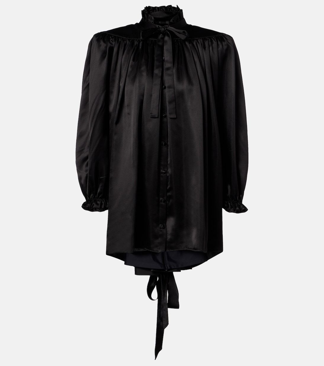 Blusa in raso di seta | Balenciaga