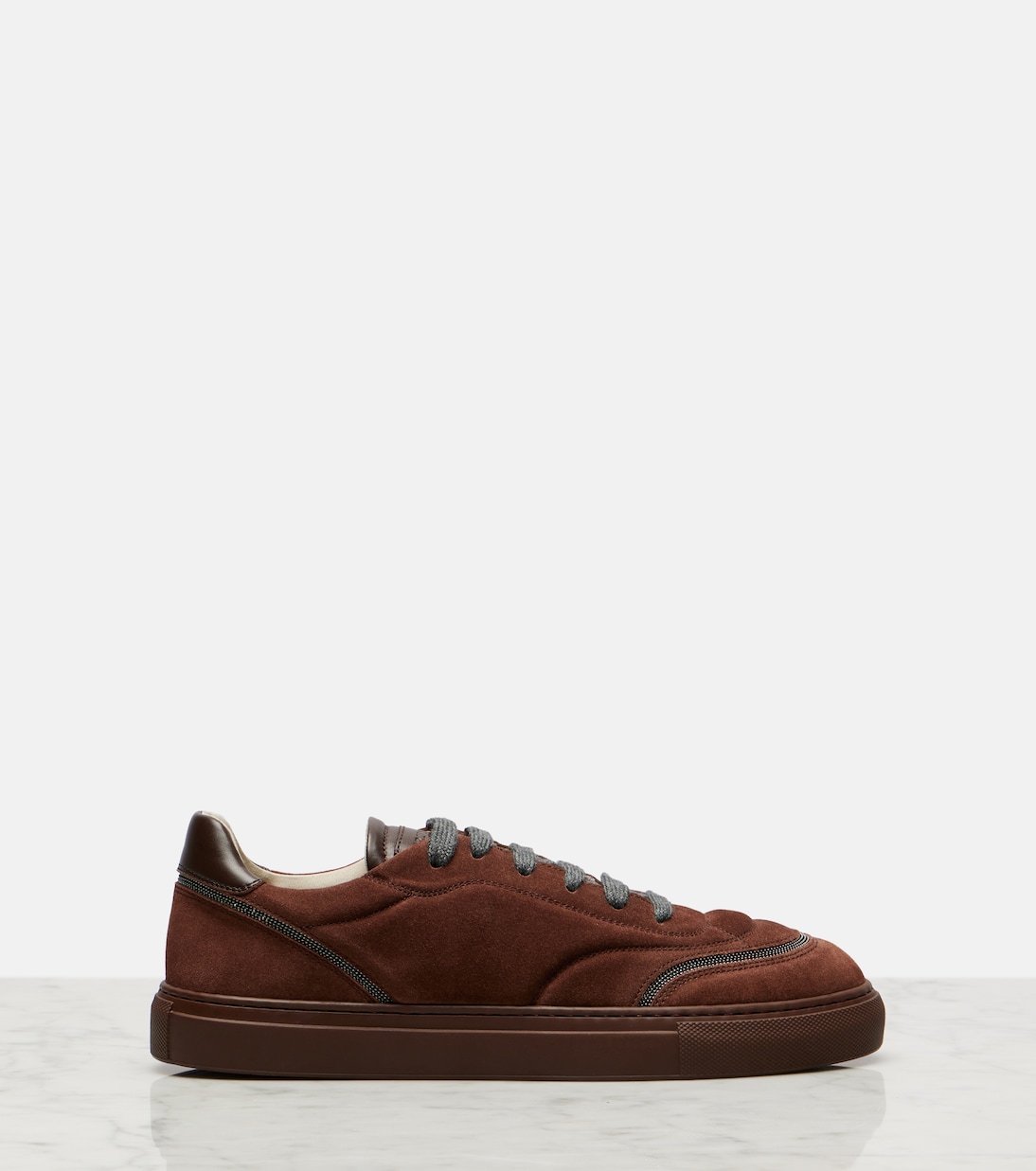 Baskets Monili en daim | Brunello Cucinelli