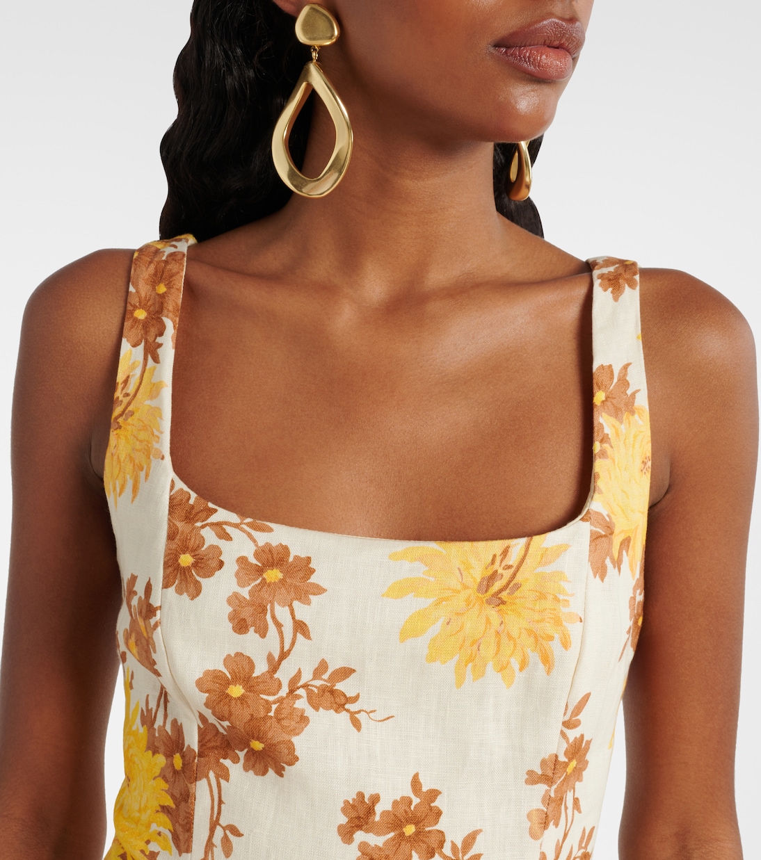 Robe Felice en lin à fleurs | Faithfull